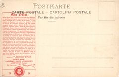 VINTAGE POSTCARD Insurance Swiss Serace Company Winterthur