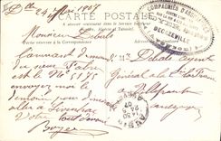 VINTAGE POSTCARD Insurance Surroundings of Caen Bull Zurich