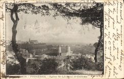 CPA Assurance Fougeres Eglis St Leonard et le chateau Societe Suisse Winterthur