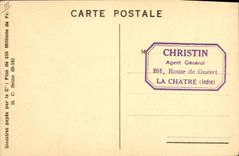 VINTAGE POSTCARD Insurance Protective 45 47 rue de Chateaudun Paris