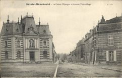 CPA Banque Caisse d'Epargne et l'avenue Victor Hugo Sainte Menehould