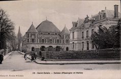CPA Banque Caisse d'Epargne et Halles Saint Calais 
