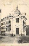 VINTAGE POSTCARD Bank Savings bank Galmier Saint