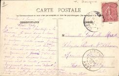 VINTAGE POSTCARD Bank Savings bank Troyes