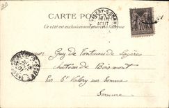 VINTAGE POSTCARD Folklore Closes in Auvergne