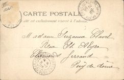 Folklore de la POSTAL de la VENDIMIA un interior de Auvergnat