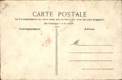 VINTAGE POSTCARD Peasant Drawing with the hand Cow