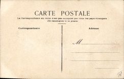 VINTAGE POSTCARD Drawing with the Guy hand of Going