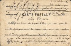 VINTAGE POSTCARD Drawing with the hand Children