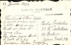 VINTAGE POSTCARD Drawing with the hand Flowers Flags Belgium France