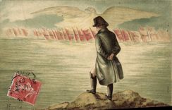 CPA Histoire Napoleon 1er Aigle