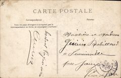 VINTAGE POSTCARD Militaria Laffitte Houses zouaves with the camp Gathering