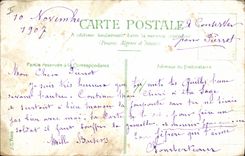 CPA Militaria Derniere etape J Monge