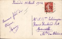 VINTAGE POSTCARD Fantasy Child Baby Woman Cabbage