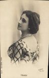 VINTAGE POSTCARD Fantasy Woman Triado Theater