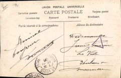 VINTAGE POSTCARD Fantasy Woman Pierat Theater