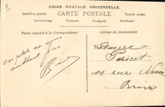 VINTAGE POSTCARD Fantasy Woman Theater Thomassin Light comedy