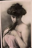 VINTAGE POSTCARD Fantasy Woman Thermonde Theater
