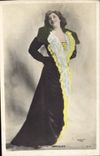 VINTAGE POSTCARD Fantasy Woman Theater Rene de Presles