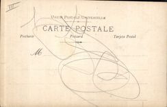 VINTAGE POSTCARD Fantasy Woman Theater Rene de Presles