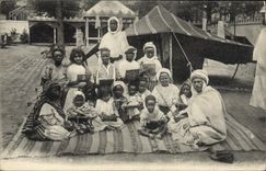 VINTAGE POSTCARD Negro Black Man Children