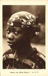 CPA Negre Femme Noire Mission des Peres Blancs AOF