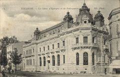 VINTAGE POSTCARD Toulouse Bank the Precaution and Savings bank