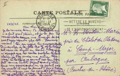 VINTAGE POSTCARD Bank Toulouse Street of Languedoc Savings bank Tram