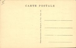 VINTAGE POSTCARD Auvergne Folklore The bourree Vouale Rouzette