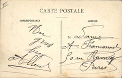 CPA Folklore Auvergne La bourree 