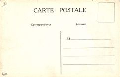 CPA Carte geographique Emulsion Scott Allier Moulins Montlucon La Palisse