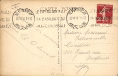 CPA Folklore Auvergne La bourree