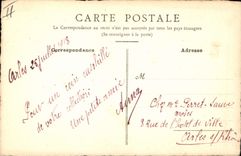 VINTAGE POSTCARD Drawing with the hand Flowers Insect