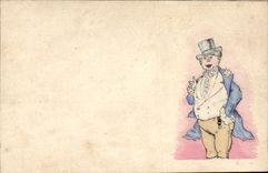 VINTAGE POSTCARD Fantasy Middle-class Illustrator