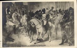 CPA Histoire Napoleon 1er Musee de Versailles Napoleon a Tilsitt 