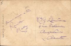 VINTAGE POSTCARD Napoleon History the 1st Peace of Tilsitt July 8th, 1807