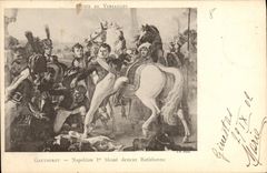 CPA Histoire Napoleon 1er Gautherot Napoleon 1er blesse devant Ratisbonne Musee de Versailles