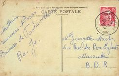 VINTAGE POSTCARD Histoire Napoleon the 1st good-byes of Napoleon has Fontainebleau April 20th, 1814