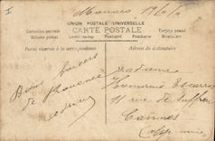 VINTAGE POSTCARD Histoire Napoleon 1st Museum of Versailles Montfort Adieux of Napoleon to the Imperial Guard has Fontainebleau