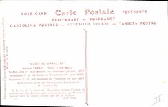 VINTAGE POSTCARD Histoire Napoleon 1st Museum of Versailles Horace Vernet Battles of Friedland