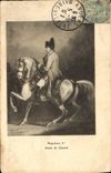 VINTAGE POSTCARD Napoleon History 1st drawing of Charlet