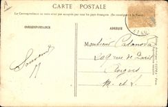 VINTAGE POSTCARD Napoleon History 1st drawing of Charlet