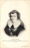 VINTAGE POSTCARD Marie Stuart Queen of Scotland Queen of France