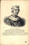 VINTAGE POSTCARD Louis VIII the Lion King de France