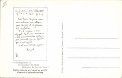 CPA Colombe Colombophilie Colombogrammedu commandant Raynal
