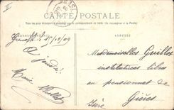 VINTAGE POSTCARD Dove Grenoble Pigeon fancying the citadel and carries Green Island