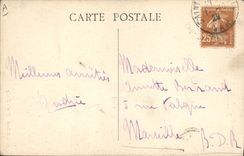 VINTAGE POSTCARD Dove Pigeon fancying Saint Zacharie Hotel Castle of Green mount the pigeon one