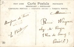 VINTAGE POSTCARD Militaria Voyage of the Belgian sovereigns has Paris July 1910 the review of Longchamp Defile of the zouaves