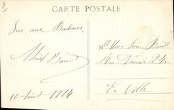 CPA Militaria La triple ententen Les voila ! Zouave