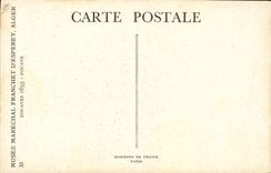 CPA Militaria Musee Marechal Franchet d'Esperey Alger Zouaves 1853 Zouave